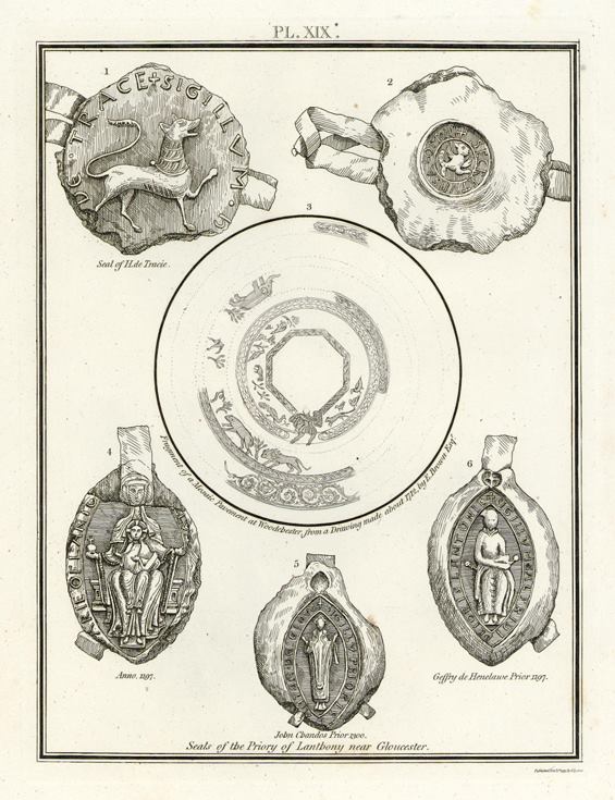 Gloucester, Llanthony Priory Seals, 1803