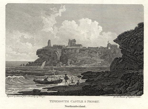 Northumberland, Tynemouth Castle & Priory, about 1807