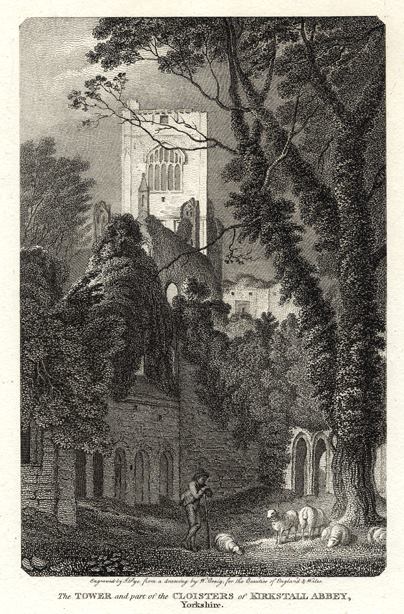 Yorkshire, Kirkstall Abbey, 1806