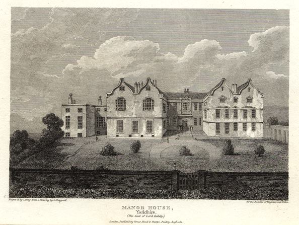 Yorkshire, Manor House (Seat of Lord Rokeby), 1811