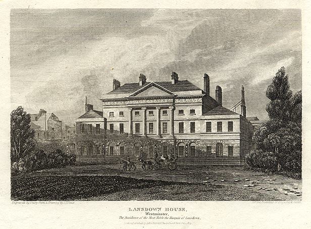 London, Lansdown House in Westminster, 1815