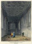 London, Savoy Chapel Interior, Westminster, 1809