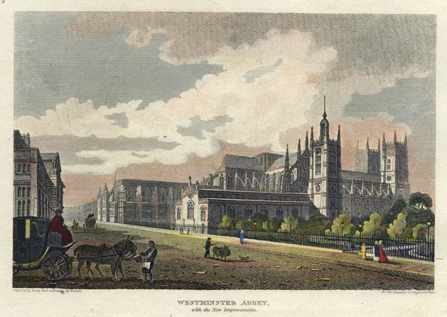 London, Westminster Abbey, 1814