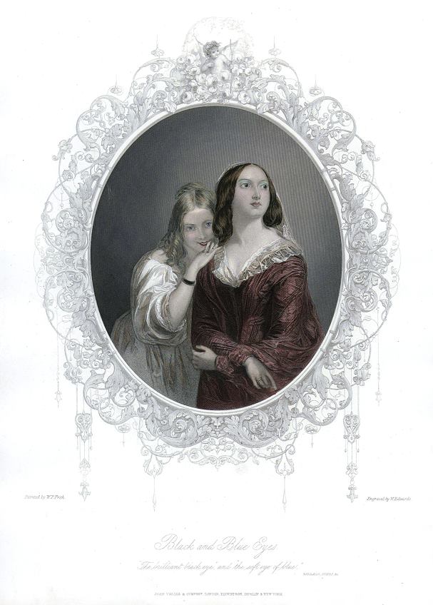 Black and Blue Eyes, 1845