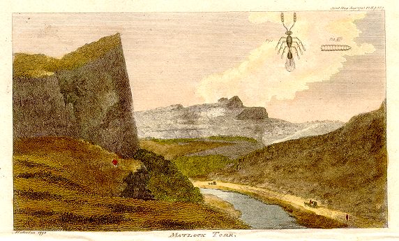 Derbyshire, Matlock Tor, 1795