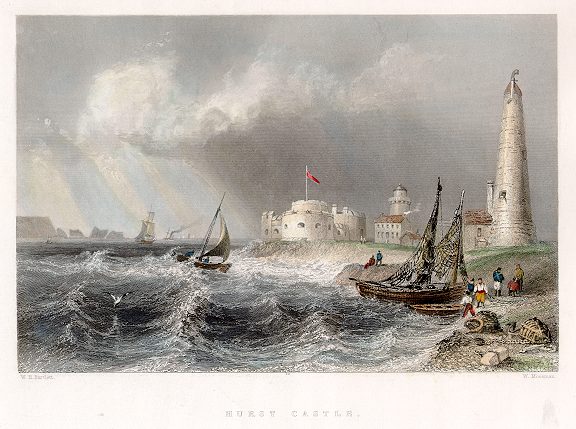 Hampshire, Hurst Castle, 1842