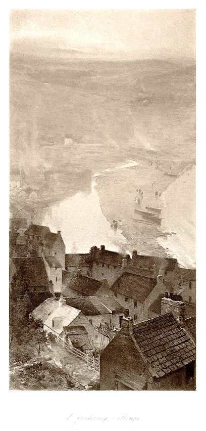 A Fishing Village, by W F Douglas, 1885