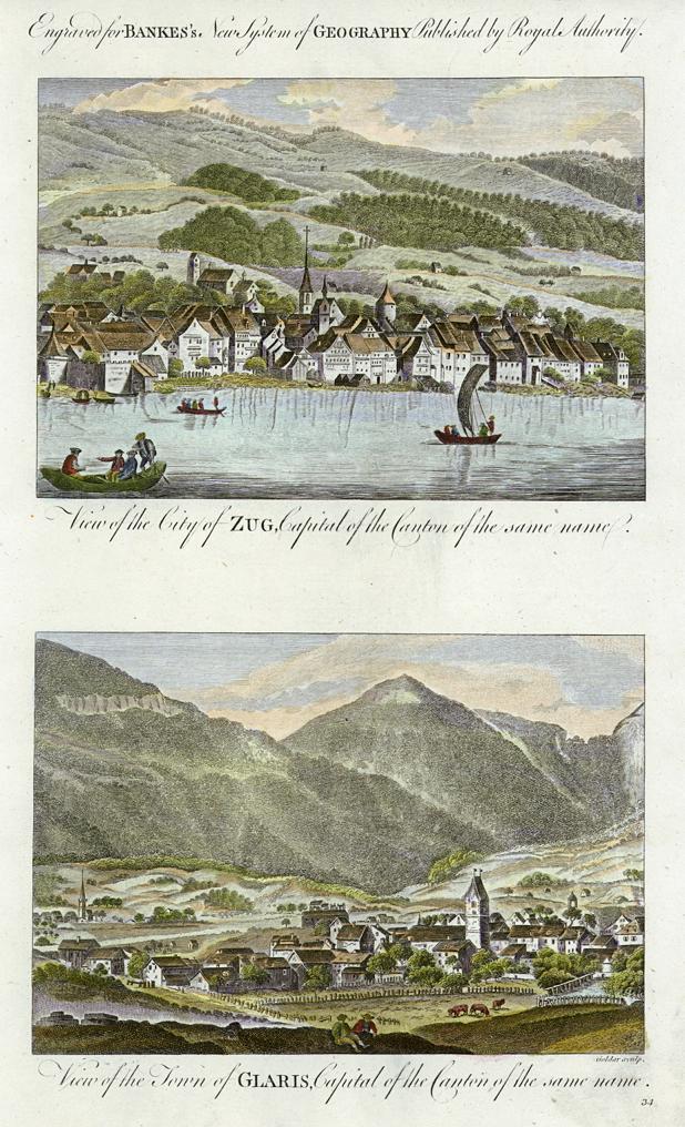 Switzerland, Zug & Glaris, 1788