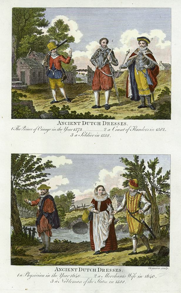 Holland, Dutch Costumes, 1779