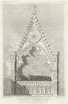 Kent, Canterbury Cathedral, tomb of Archb. Peckham, 1830