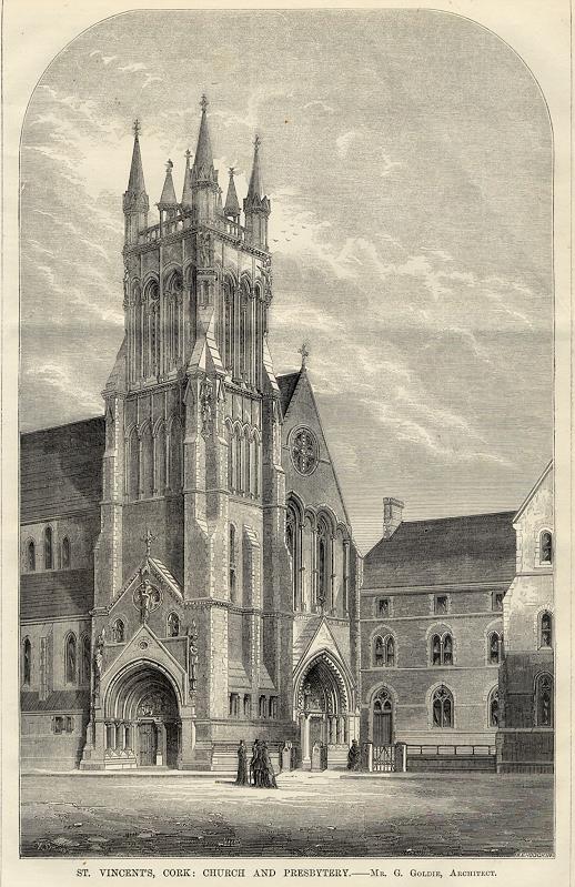 Ireland, Cork, St.Vincent's Church, 1866