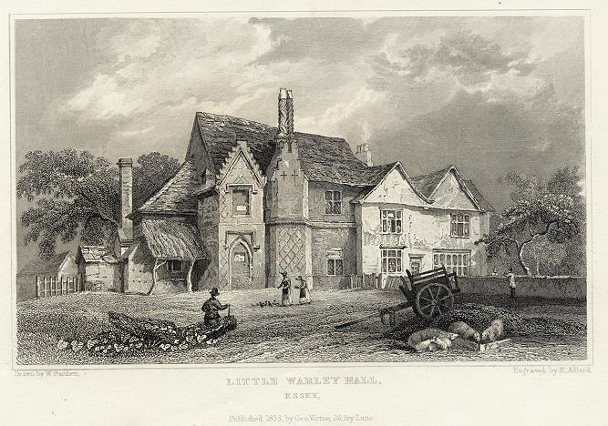 Essex, Little Warley Hall, 1834