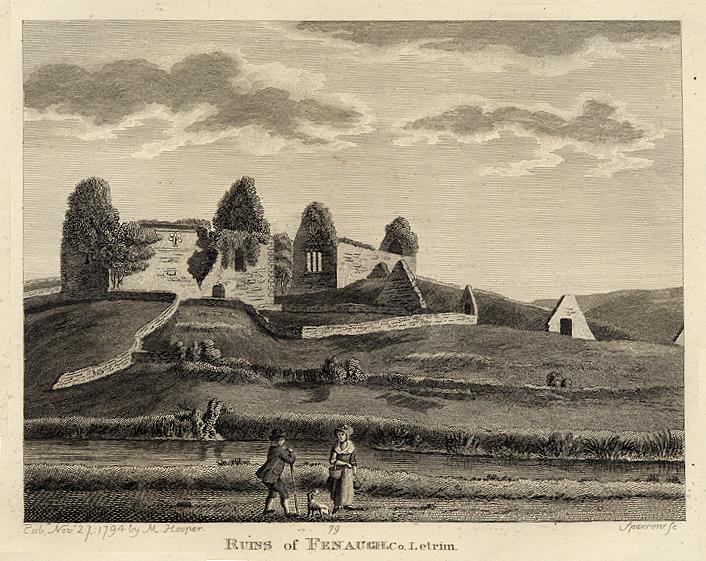 Ireland, Co.Leitrim, Ruins of Fenaugh, 1786