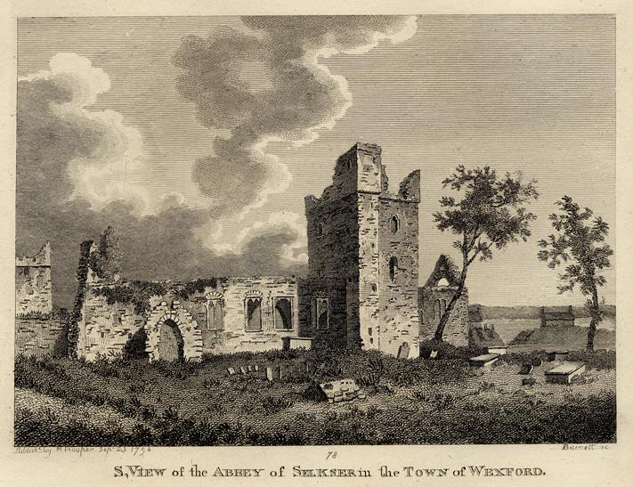 Ireland, Wexford, Abbey of Selkser, 1786