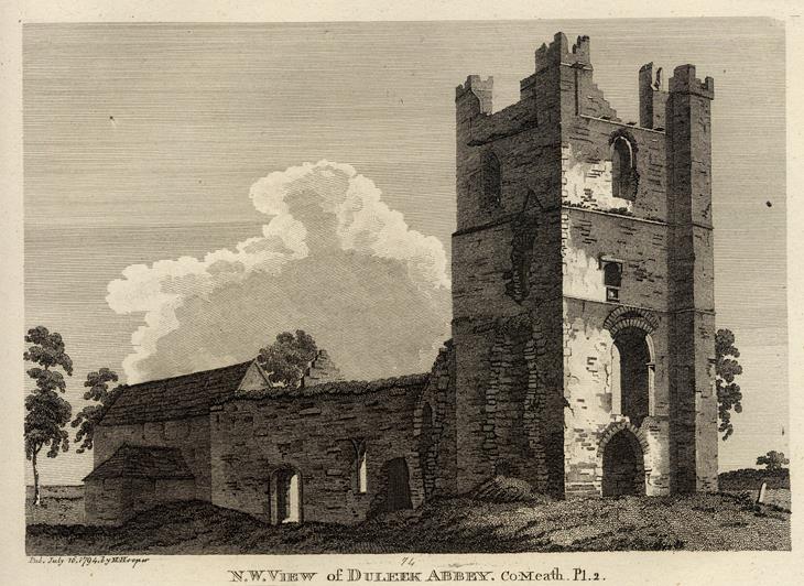 Ireland, Co.Meath, Duleek Abbey, 1786