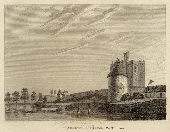 Ireland, Co.Tyrone, Augher Castle, 1786