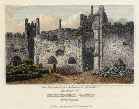 Suffolk, Framlingham Castle, 1819