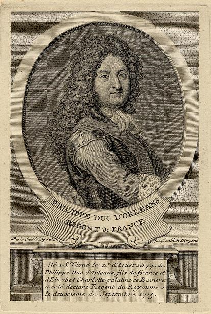 Philippe Duc D'Orleans, Regent de France, 1750