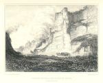 Derbyshire, Castle Rock in Middleton Dale, 1820 / 1886