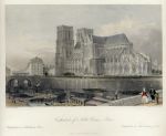 France, Cathedral of Notre Dame - Paris, 1840