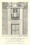 London, St.Bride's Churchyard - entrance to Mr.Holden's Family Vault, 1801