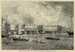 London, Old London Bridge in 1756, 1878