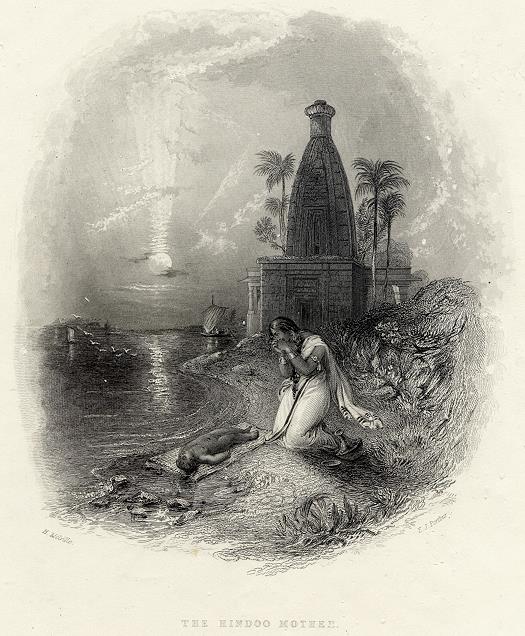 The Hindoo Mother, 1844