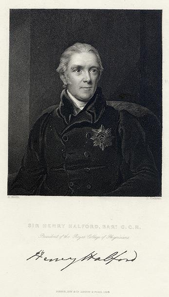 Sir Henry Halford (College of Physicians), 1844