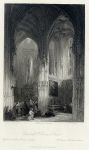 France, Caen, Church of St.Pierre, 1840