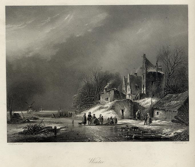 Winter landscape, 1849