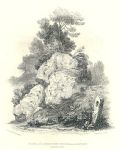 Derbyshire, Tufa & Limestone Rocks near Alport, 1820 / 1886