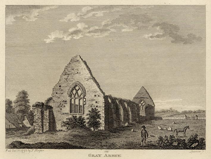 Ireland, Co.Kildare, Gray Abbey, 1786