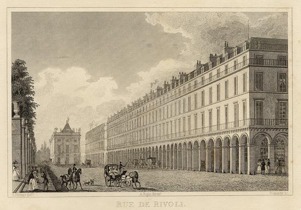 Paris, Rue de Rivoli, 1840