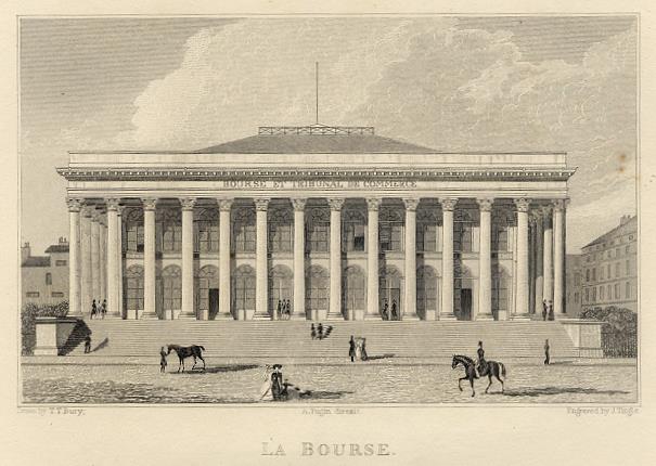 Paris, La Bourse, 1840