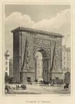 Paris, Porte St.Denis, 1840
