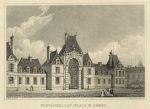 Paris, Fontainebleau, Place D'Armes, 1840