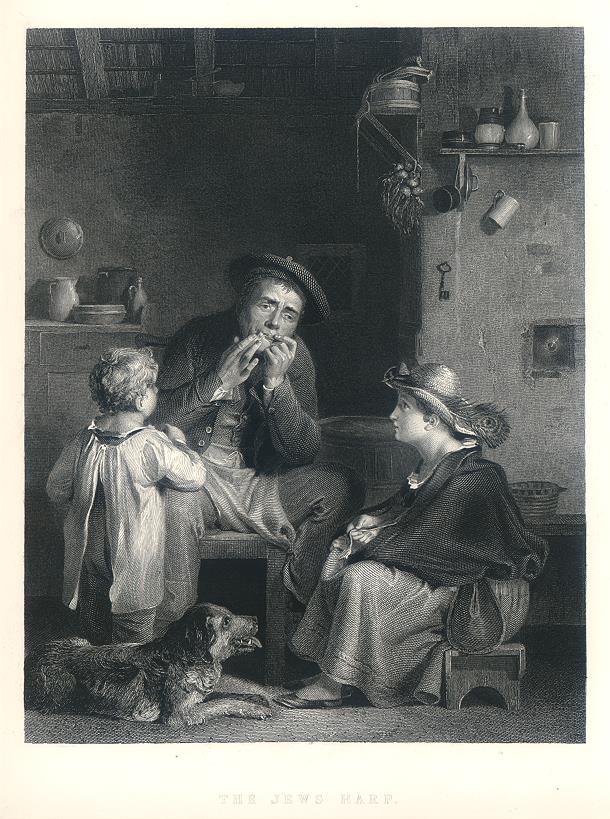 The Jews Harp, after David Wilkie, 1846