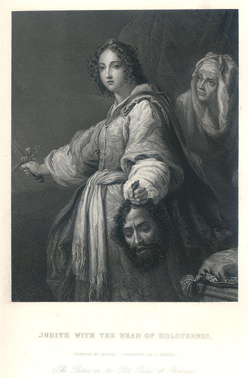 Judith with the Head of Holofernes, after Allori, 1846