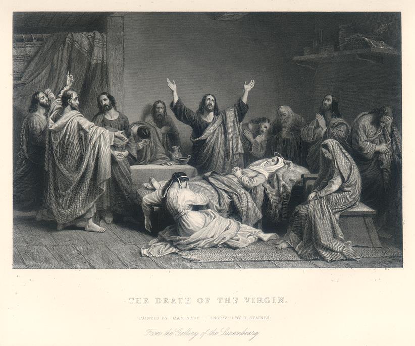 The Death of the Virgin, after Caminade, 1846