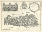 London, plan of Limestreet Ward by Bowen, 1771