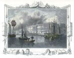 London, Custom House, 1834