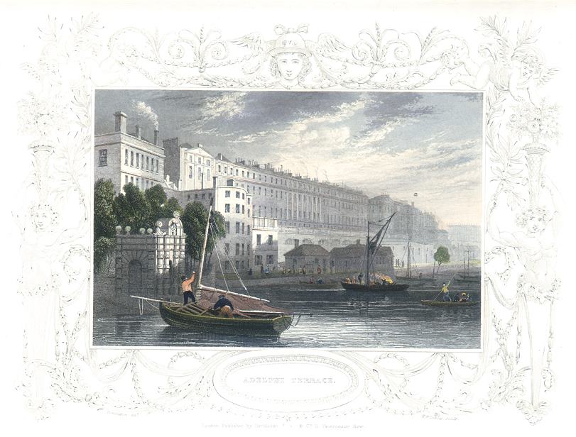 London, Adelphi Terrace, 1834