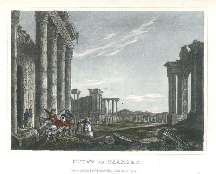 Syria, Palmyra ruins, 1828