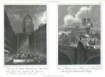 London, Fleet Street & Westminster Abbey, 1815