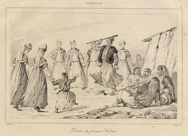 Armenia, Dance of the Kurdish Women, 1836