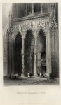 Germany, Ulm Cathedral Porch, 1840