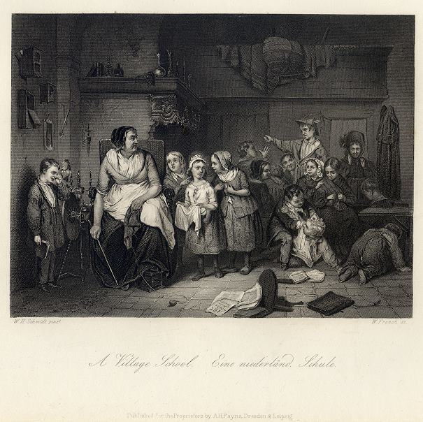 A Village School, 1849