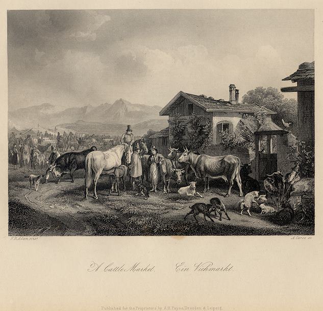 A Cattle Market, 1849