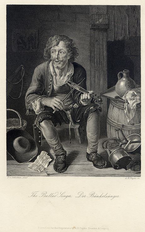 The Ballad Singer, 1849