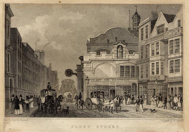 London, Fleet Street, 1831